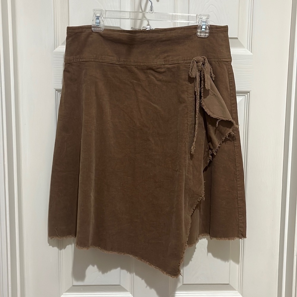 Vintage Brown Corduroyed C. Magic Mini Skirt Size Medium